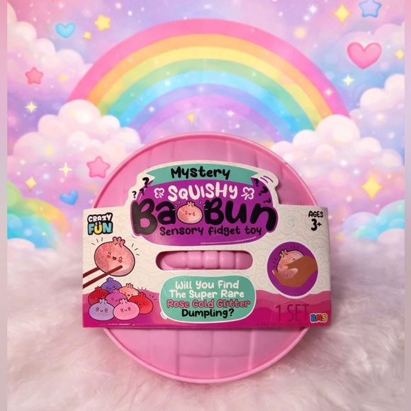 Pink Bao Bun Squishy – Sensory Fidget Toy - Picture 2 of 3